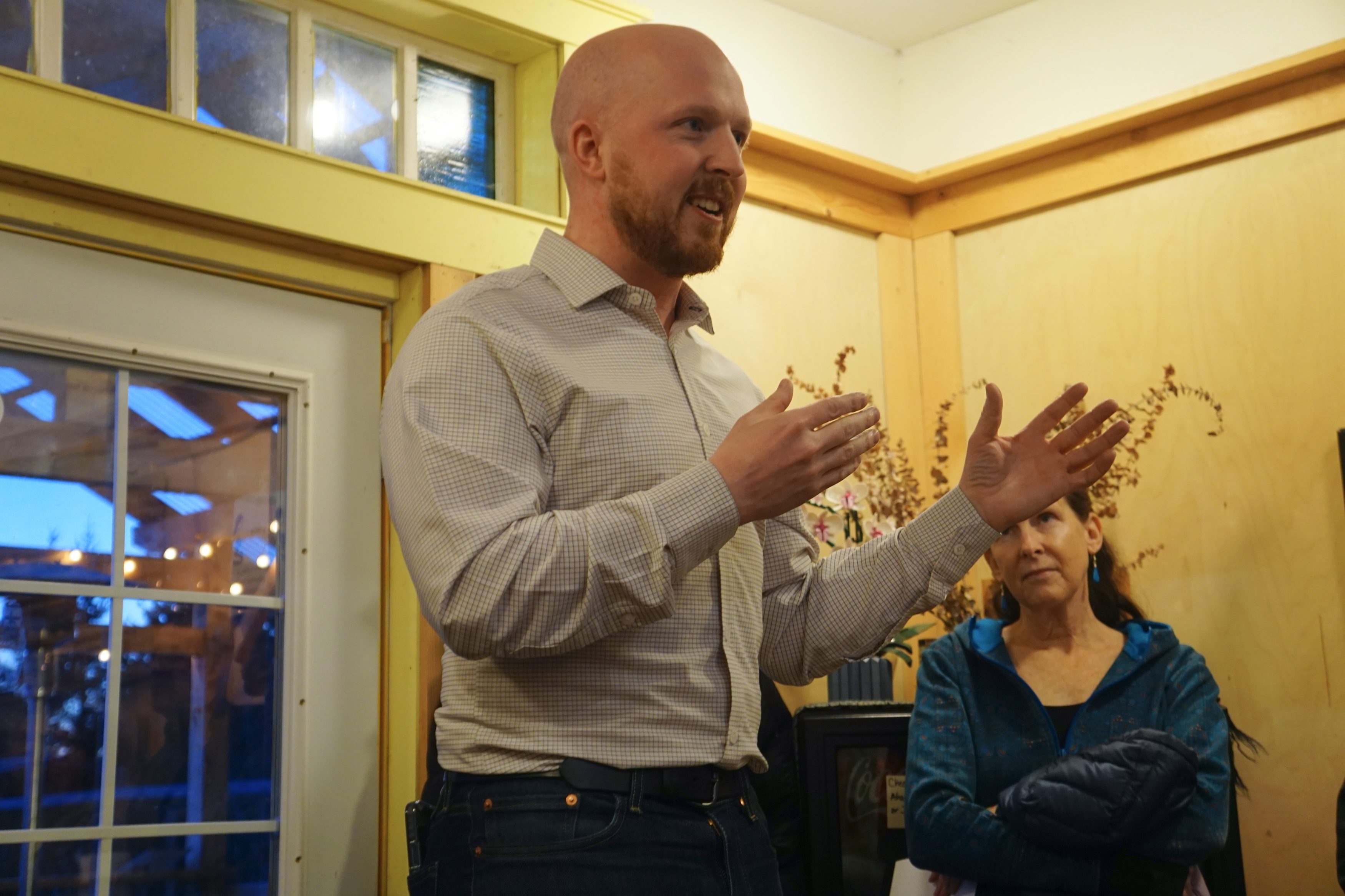 Kreiss-Tomkins visits Homer