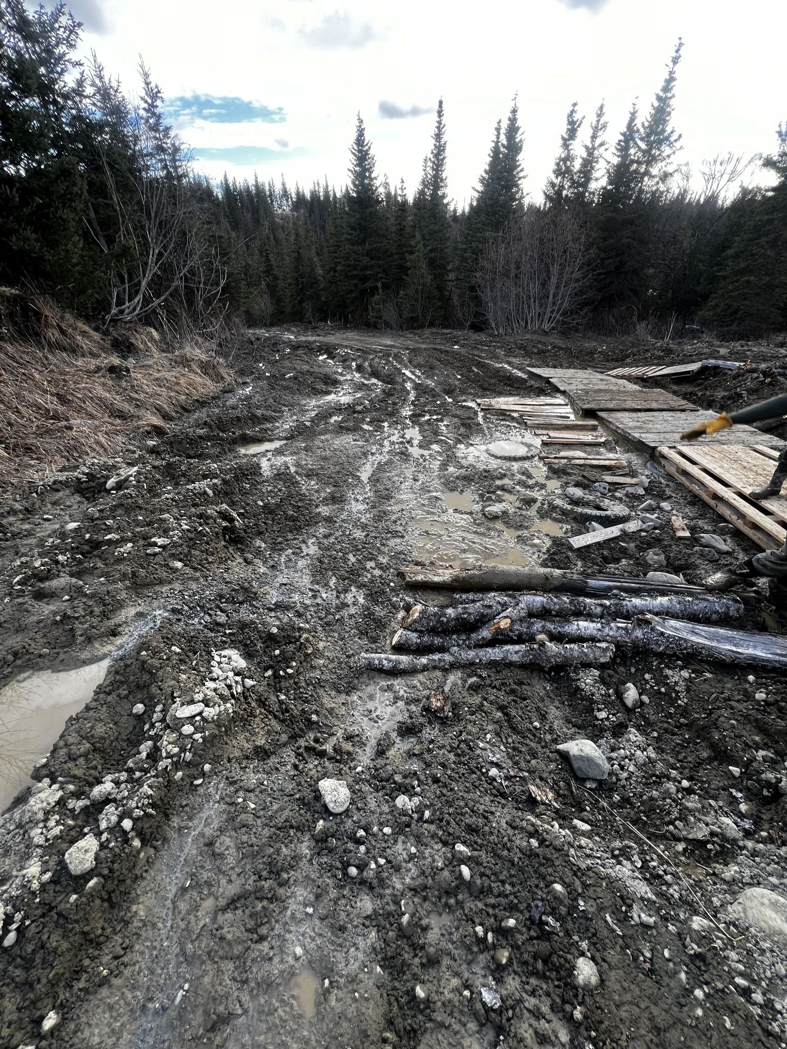 Extreme winter precipitates long breakup