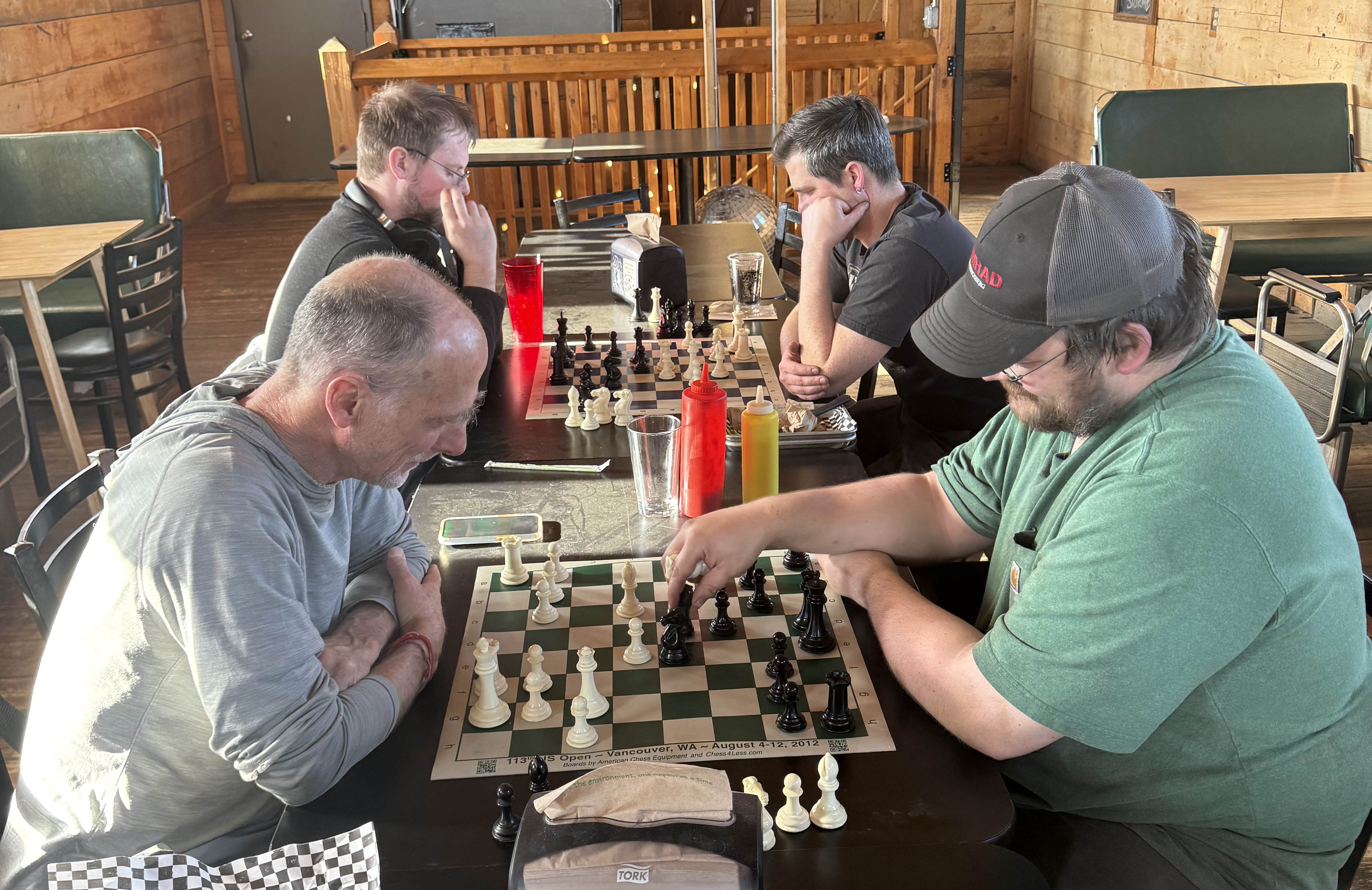 Several ways to check out chess in Homer