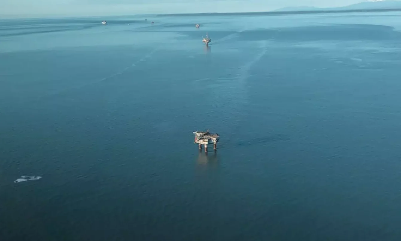 Hilcorp to inspect lines near oily sheen in Cook Inlet