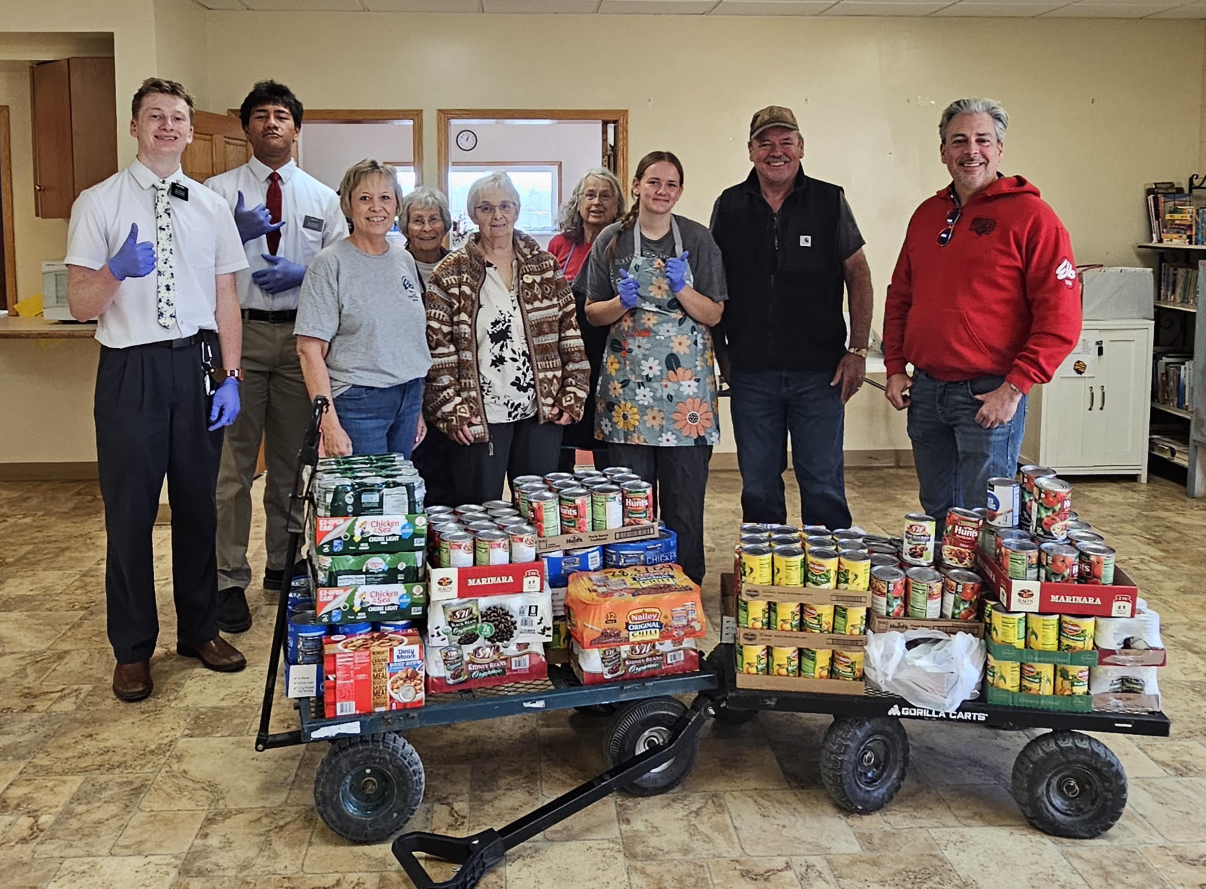 Elks support Homer food pantry